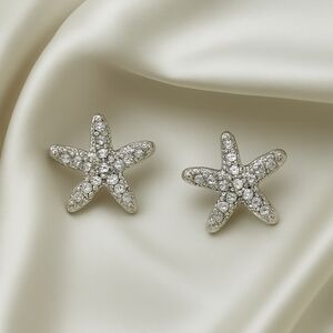 Minicci Starfish Silver Stud Earrings – Nickel-Free Coastal Minimalist Jewelry